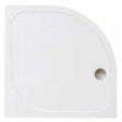 Merlyn Mstone Stone Resin Quadrant Shower Tray with Waste 1000mm x 1000mm - White - D100Q