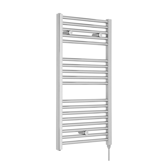 Nuie Heated Electric Towel Rail 920mm High x 480mm Wide - Chrome - MTY151