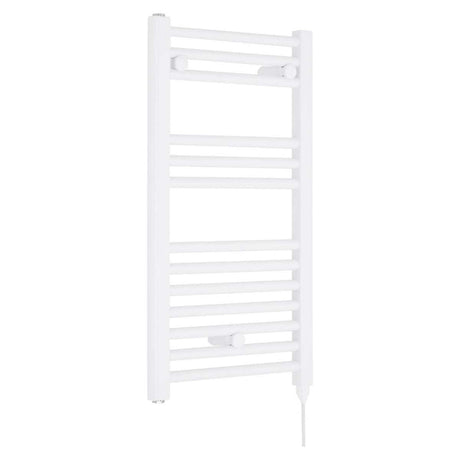 Nuie Heated Electric Towel Rail 720mm High x 400mm Wide - White - MTY156