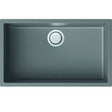 Reginox Multa Elleci Granite Single Bowl Kitchen Sink - Light Grey - MULTA 130 LG - TAP 'N' SHOWER