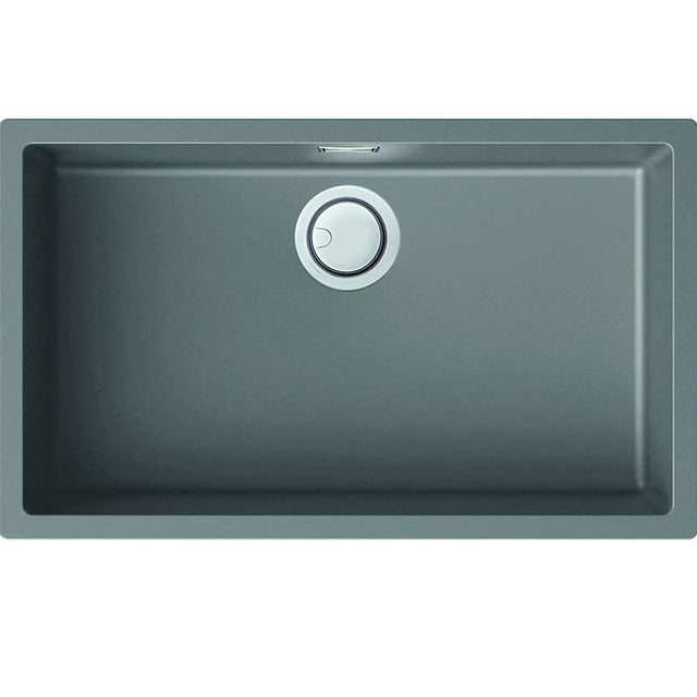 Reginox Multa Elleci Granite Single Bowl Kitchen Sink - Light Grey - MULTA 130 LG - TAP 'N' SHOWER