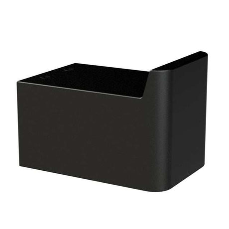 Vado Muse Robe Hook in matt black with durable modern design for bathroom use