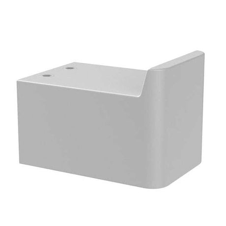 Vado Muse Robe Hook in matt white with modern, durable design for bathroom use