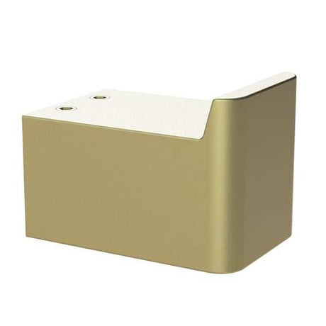 Vado Muse Robe Hook in satin brass with modern durable design for bathrooms