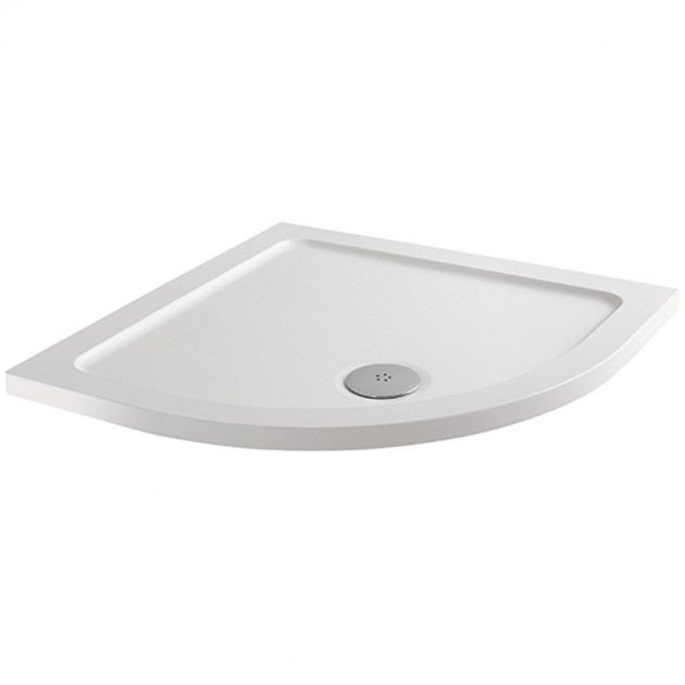 MX Elements Quadrant Anti-Slip Flat Top Shower Tray with Waste 900mm x 900mm - ASTBO