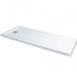 MX Elements Modern Flat Top Rectangular Shower Tray with Waste 1700mm x 700mm - White - ST2