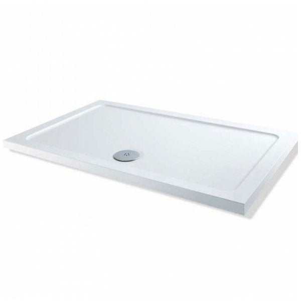 MX Elements Flat Top Rectangular Shower Tray 1100mm x 800mm - SPS