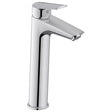 Duravit No.1 Large Single Lever Basin Mixer Tap - Chrome - N11030002010 - TAP 'N' SHOWER