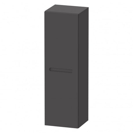Duravit No.1 Semi tall Cabinet 400x360x1320mm - Graphite Matt - N11308L49490000 - TAP 'N' SHOWER