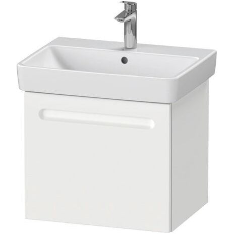 Duravit No.1 Vanity Unit Wall Hung 1 Drawer 540mm - White Matt - N14381018180000 - TAP 'N' SHOWER