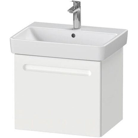 Duravit No.1 Vanity Unit Wall Hung 1 Drawer 540mm - White Matt - N14381018180000 - TAP 'N' SHOWER