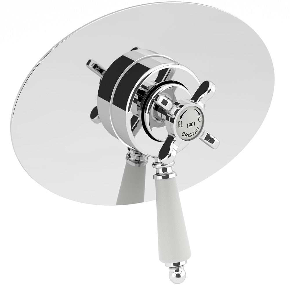 Bristan 1901 Traditional Concealed Concentric Shower Valve - Chrome -