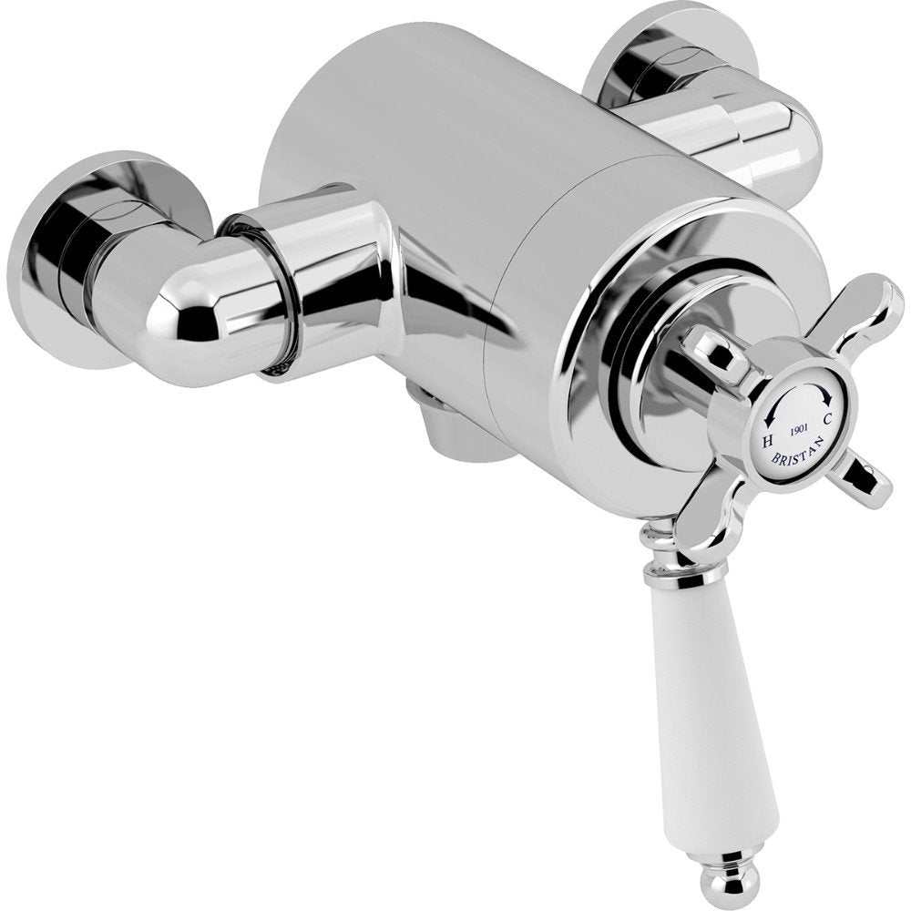 Bristan 1901 Traditional Exposed Concentric Shower Valve - Chrome - N2