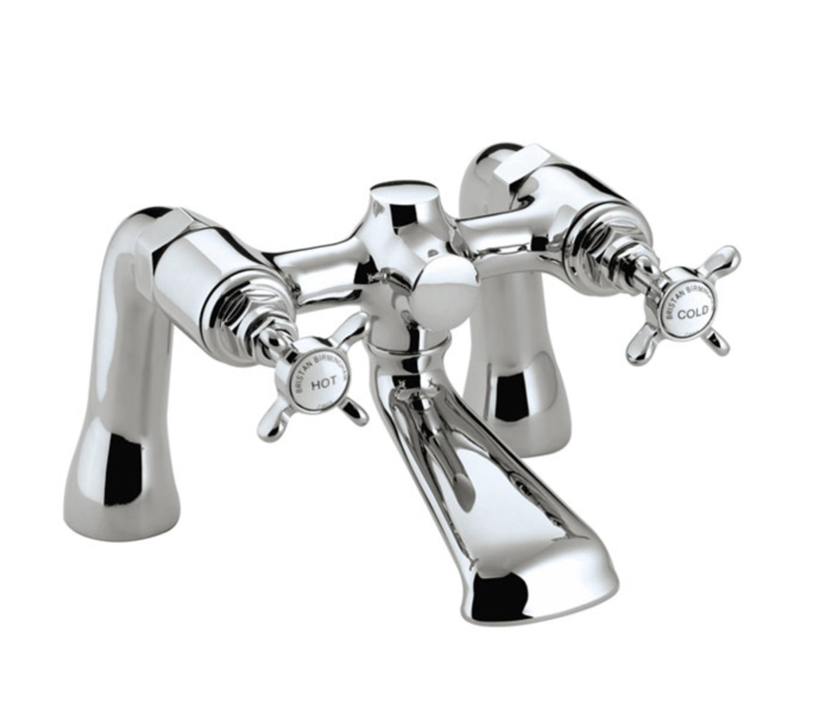 Bristan 1901 Traditional Bath Filler Tap with Ceramic Disc Valves - Ch