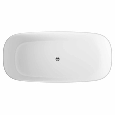 Hudson Reed Bella Modern Freestanding Bath 1495mm x 720mm - White - NB