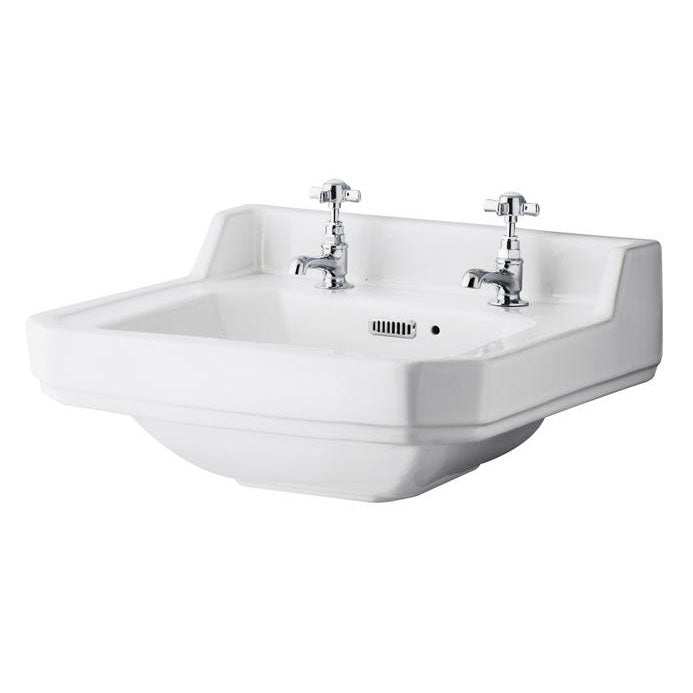 Carlton/Richmond 560mm Medium 2 Tap Hole Basin - NCS884 - TAP 'N' SHOWER