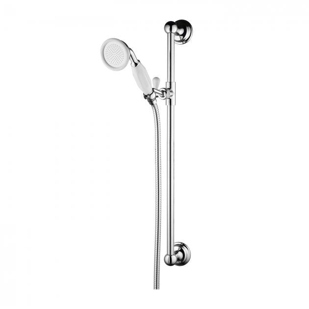 Niagara Arlington Traditional Adjustable Slide Rail Shower Kit with Handset In Stainless Steel Finish - 9352