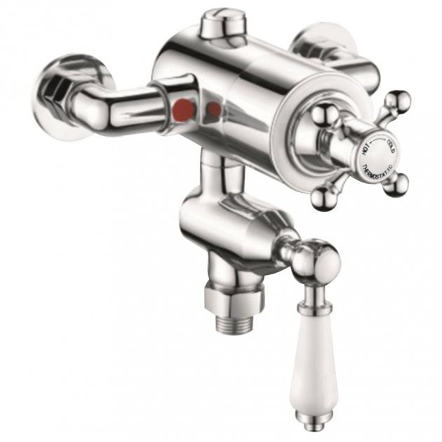 Niagara Arlington Traditional Exposed Thermostatic Shower Valve Only In Chrome - 9326 - TAP 'N' SHOWER