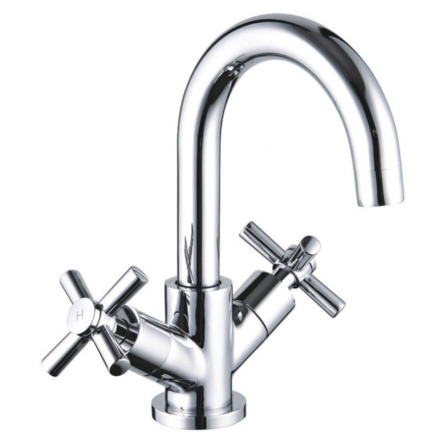 Niagara Finchley Modern Mono Basin Mixer Tap With Push Down Waste In Chrome - 9034