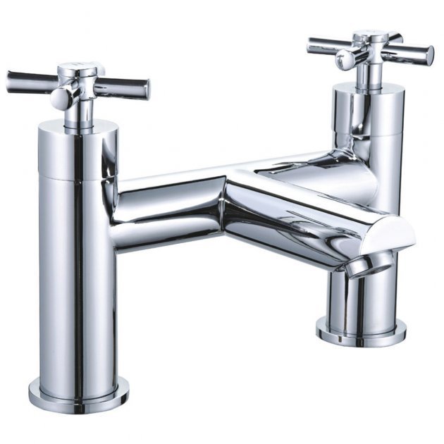 Niagara Finchley Pillar Bath Filler Mixer Tap In Chrome - 9036 - TAP 'N' SHOWER