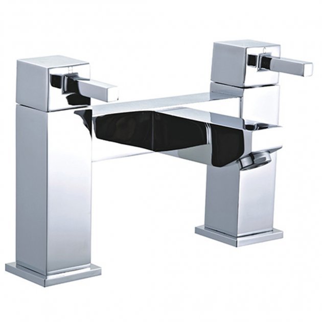 Niagara Finsbury Pillar Bath Filler Mixer Tap In Chrome - 9068 - TAP 'N' SHOWER