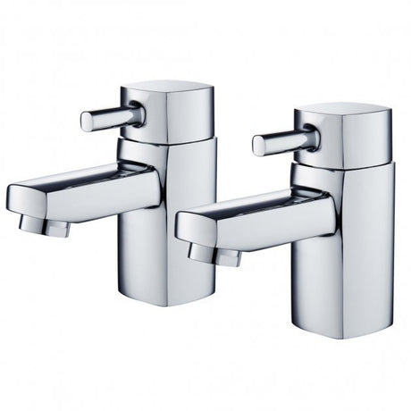Niagara Holborn Pair Of Pillar Mounted Bath Taps In Chrome - 9102