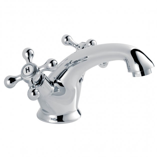 Niagara Kingsbury Traditional Mono Basin Mixer Tap With Push Down Waste In Chrome - 9121 - TAP 'N' SHOWER