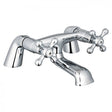 Niagara Kingsbury Traditional Pillar Bath Filler Mixer Tap In Chrome - 9123