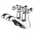 Niagara Kingsbury Traditional Pair Of Pillar Bath Taps In Chrome - 9126