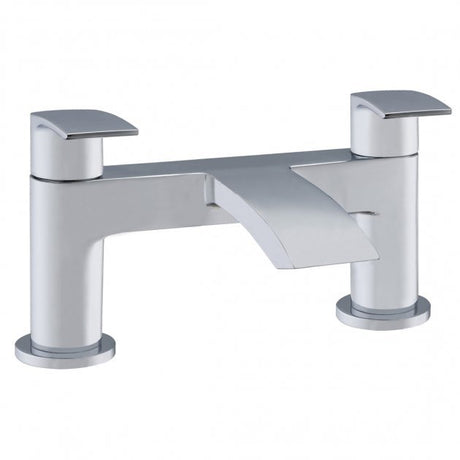 Niagara Portobello Pillar Bath Filler Mixer Tap In Chrome - 9107