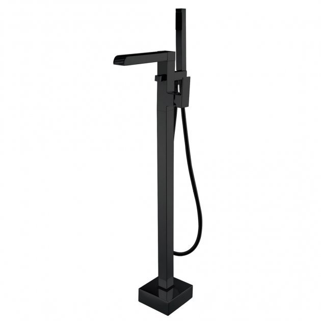 Niagara Soho Freestanding Bath Shower Mixer Tap with Shower Kit In Matt Black - 9088BL - TAP 'N' SHOWER