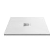 Hudson Reed Square Shower Tray 800mm X 800mm - Slate White - NLT61006 - TAP 'N' SHOWER