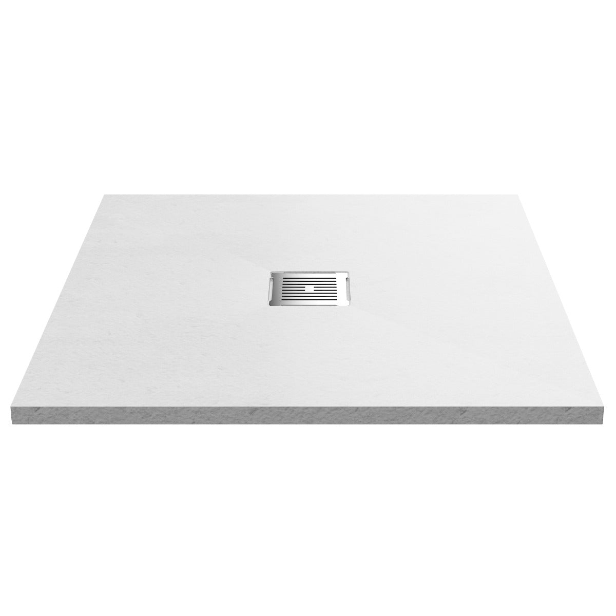 Hudson Reed Square Shower Tray 900mm X 900mm - Slate White - NLT61010 - TAP 'N' SHOWER