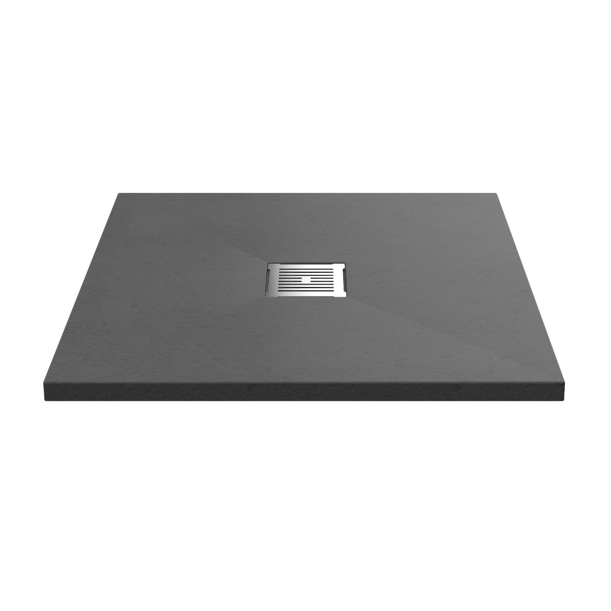 Hudson Reed Square Shower Tray 800mm X 800mm - Slate Grey - NLT71006 - TAP 'N' SHOWER
