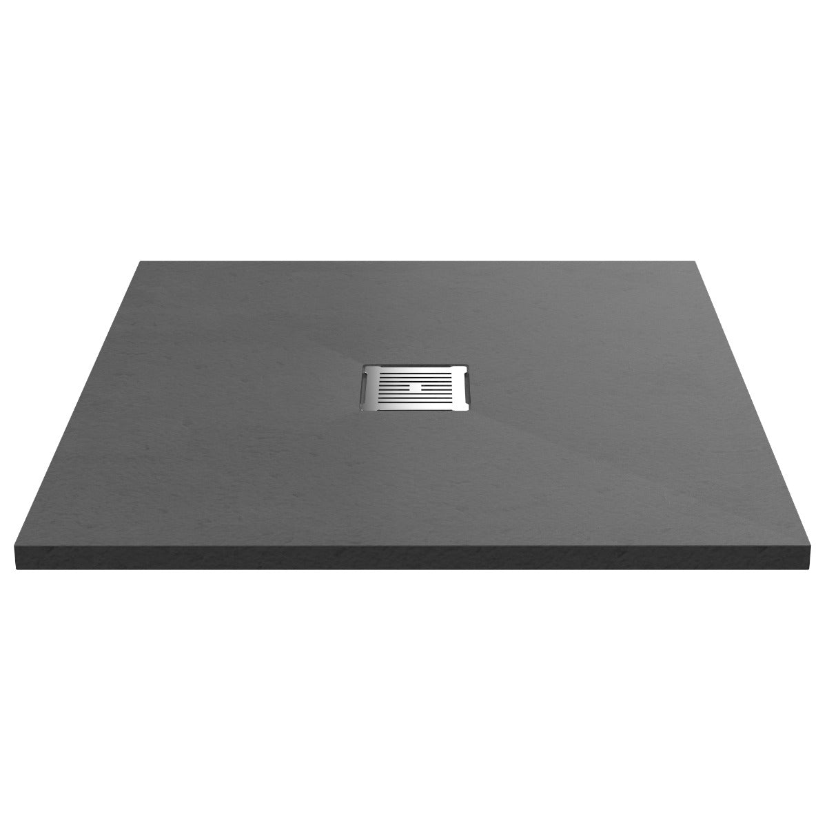 Hudson Reed Square Shower Tray 900mm X 900mm - Slate Grey - NLT71010 - TAP 'N' SHOWER