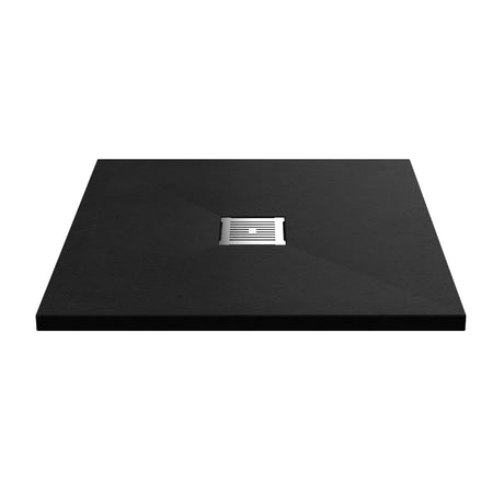 Hudson Reed Square Shower Tray 800mm X 800mm - Slate Black - NLT91006 - TAP 'N' SHOWER