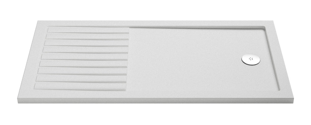 Nuie Slip Resistant Rectangular Walk - In Shower Tray 1700 x 700mm - White - NSR1770 - TAP 'N' SHOWER