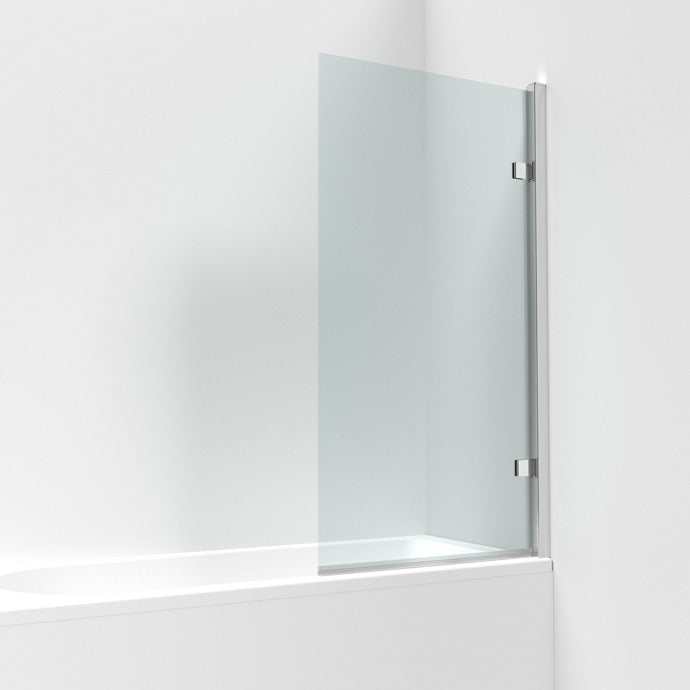 Nuie Bath Screens Contemporary Square Hinged Screen - 8mm NSSQ7 - TAP 'N' SHOWER