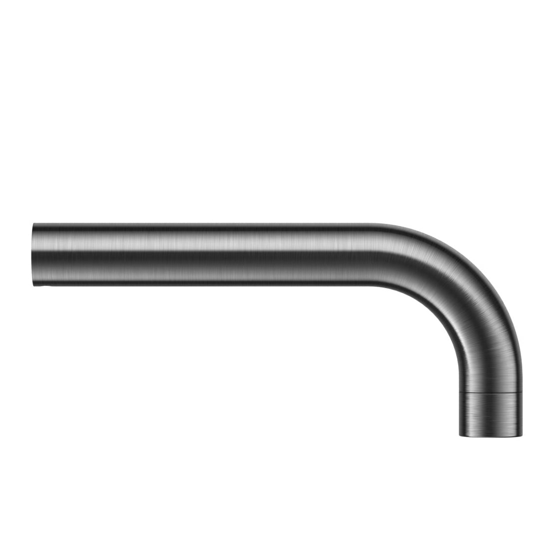 Scudo Core Cloakroom Brass Spout 200mm - Gun Metal - NU - 053 - TAP 'N' SHOWER