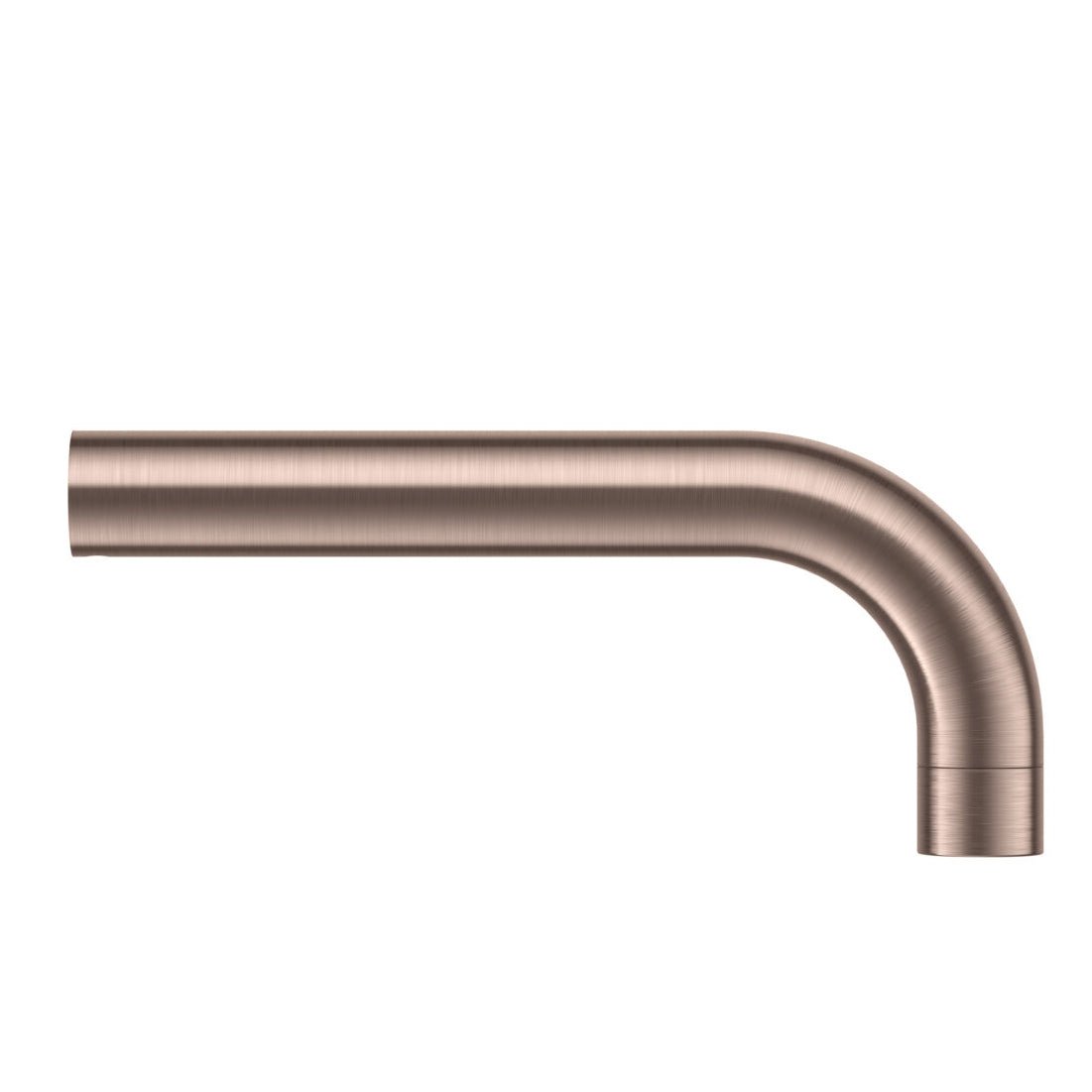 Scudo Core Cloakroom Brass Spout 200mm - Brushed Bronze - NU - 054 - TAP 'N' SHOWER
