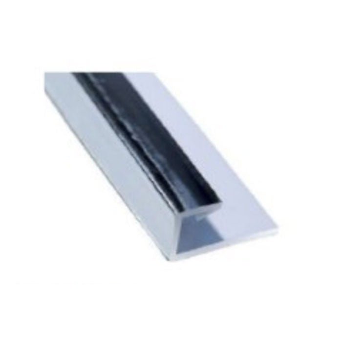 Nuance Acrylic Panel Extrusion End Cap 2.45m - Aluminium - 604592 - TAP 'N' SHOWER