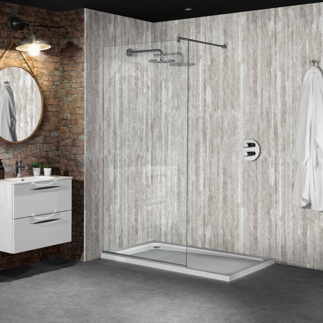 Nuance Postformed Timber New England Wall Panel 2420mm High X 1200mm Wide - 813710 - TAP 'N' SHOWER