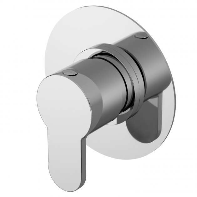 Nuie Arvan Modern Concealed Diverter Valve - Chrome - ARVWD14 - TAP 'N' SHOWER