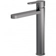 Nuie Arvan Tall Mono Basin Mixer Tap - Brushed Gun Metal - ARV770 - TAP 'N' SHOWER