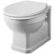 Nuie Carlton 518mm Projection Wall Hung Toilet - Excluding Seat - White - NCS840 - TAP 'N' SHOWER