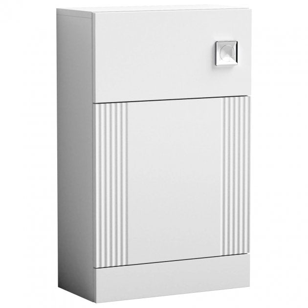Nuie Deco 500mm Wide Back to Wall WC Unit - Satin White - FLT141 - TAP 'N' SHOWER