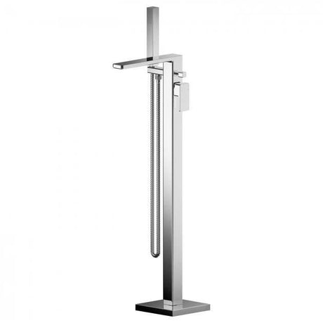Nuie Windon Freestanding Bath Shower Mixer Tap with Shower Kit - Chrome - WIN321