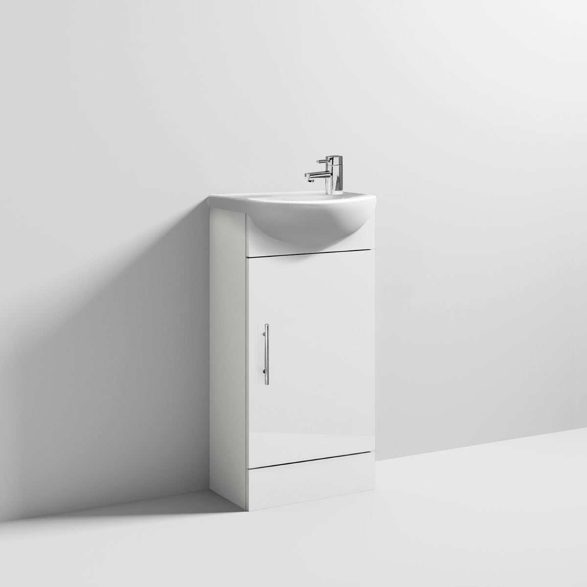 Nuie Vanity Mayford Floor Standing Unit with 1 Tap Hole Basin 400mm Wi