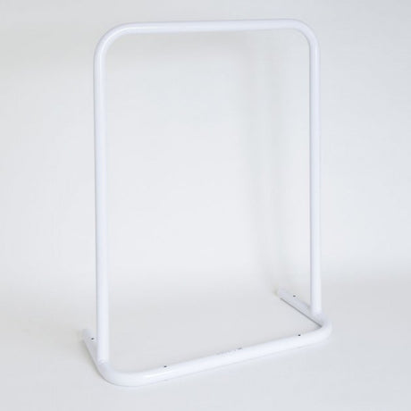 Nymas NymaPRO Floor Mounted Steel U-Rail 525mm Width - White - 111504/WH