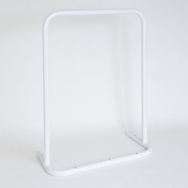 Nymas NymaPRO Floor Mounted Steel U-Rail 525mm Width - White - 111504/WH